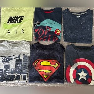 Boys short sleeve lot. Size 6. Great condition.